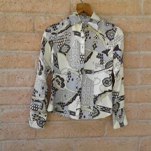 Ann Taylor 100% silk women's dress blouse
